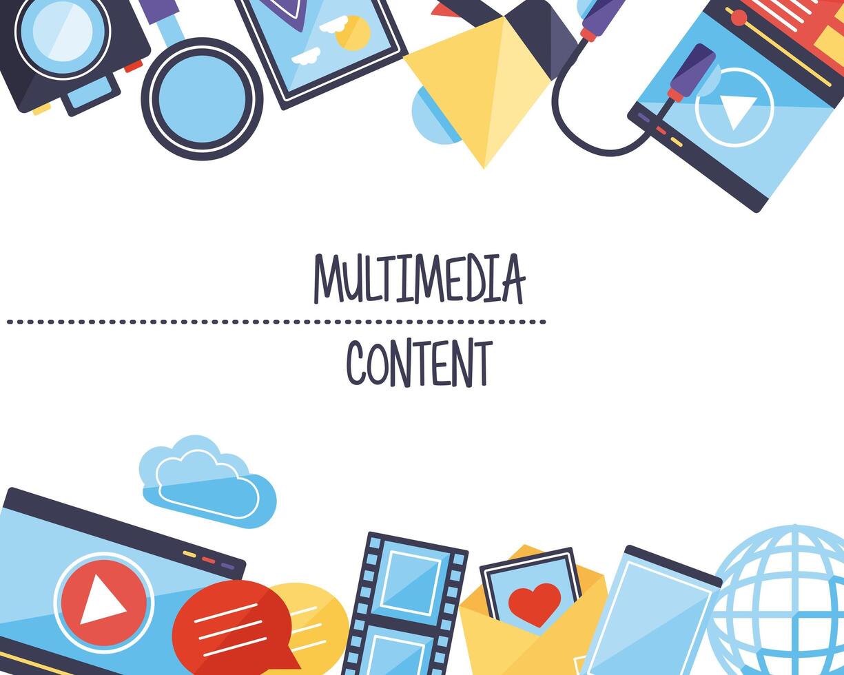 Multimedia content symbol group vector