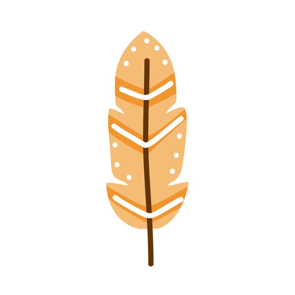 autumn beige leave vector
