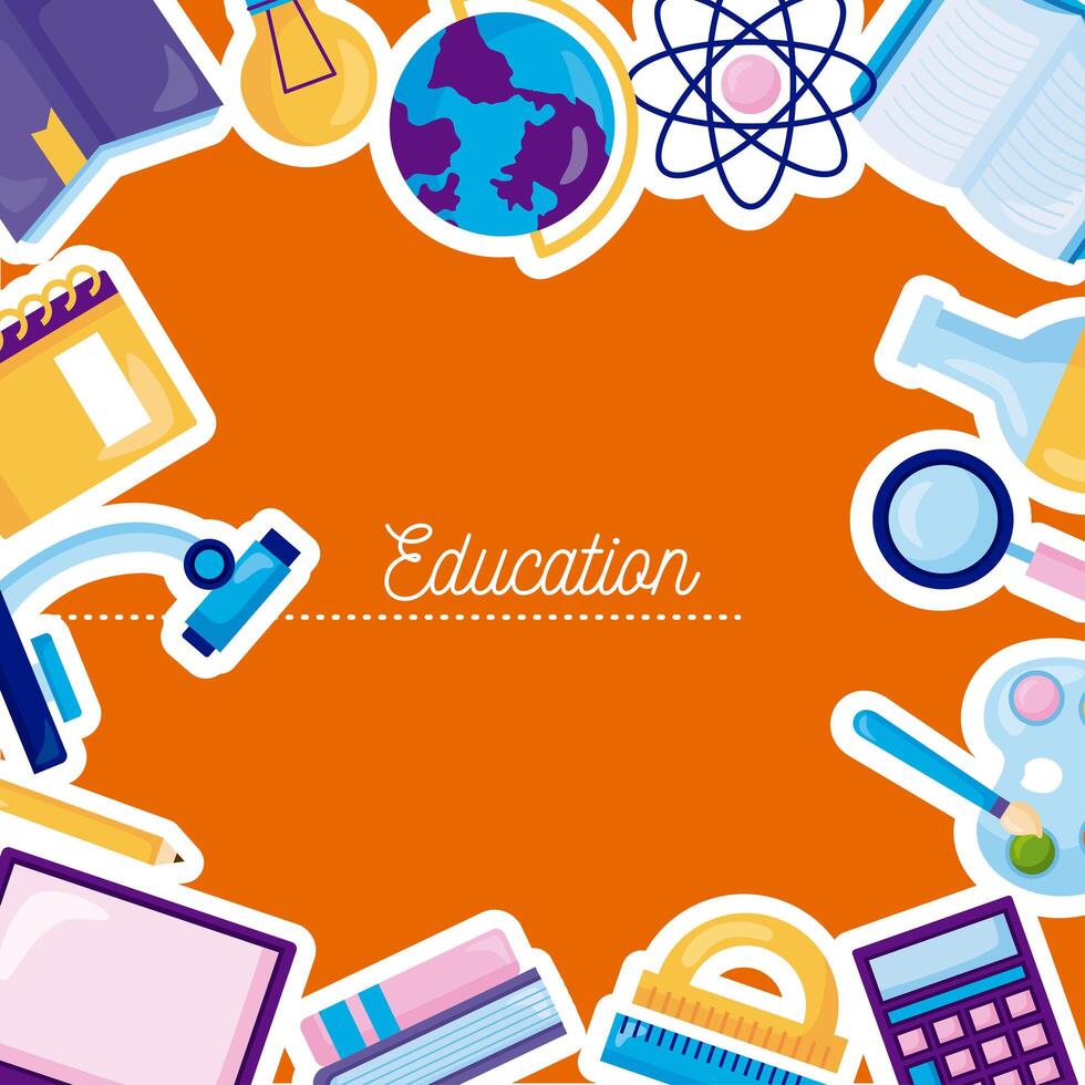 colección de iconos de educación vector