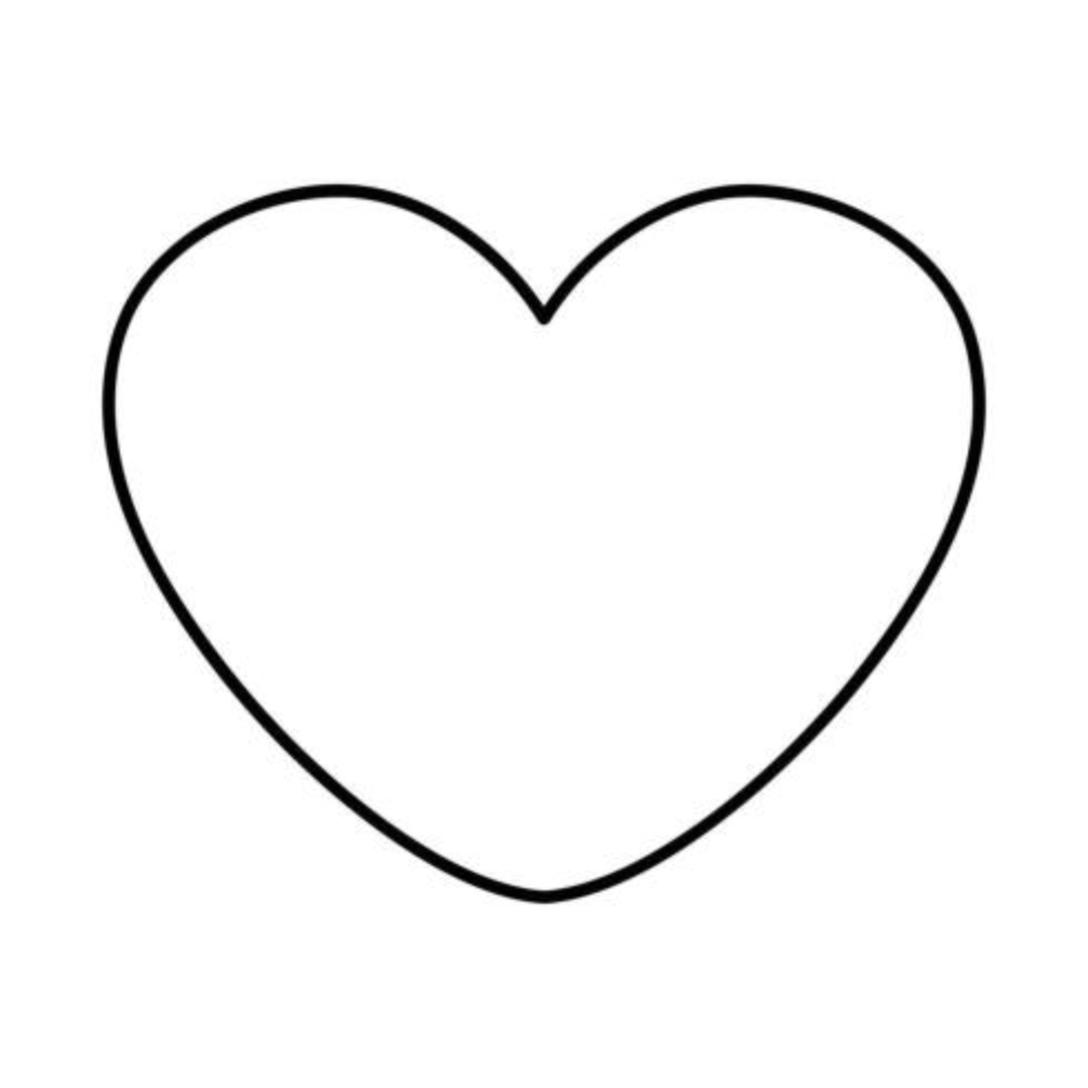 heart love symbol isolated icon vector