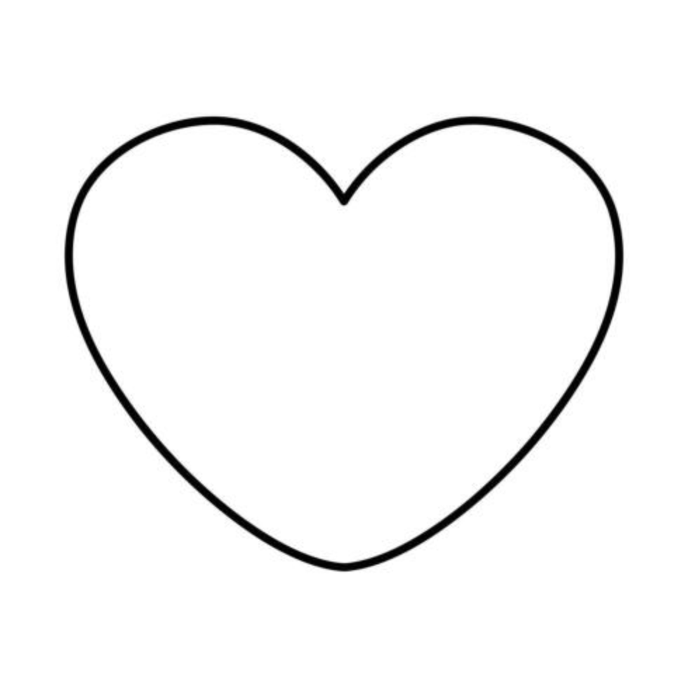 heart love symbol isolated icon vector