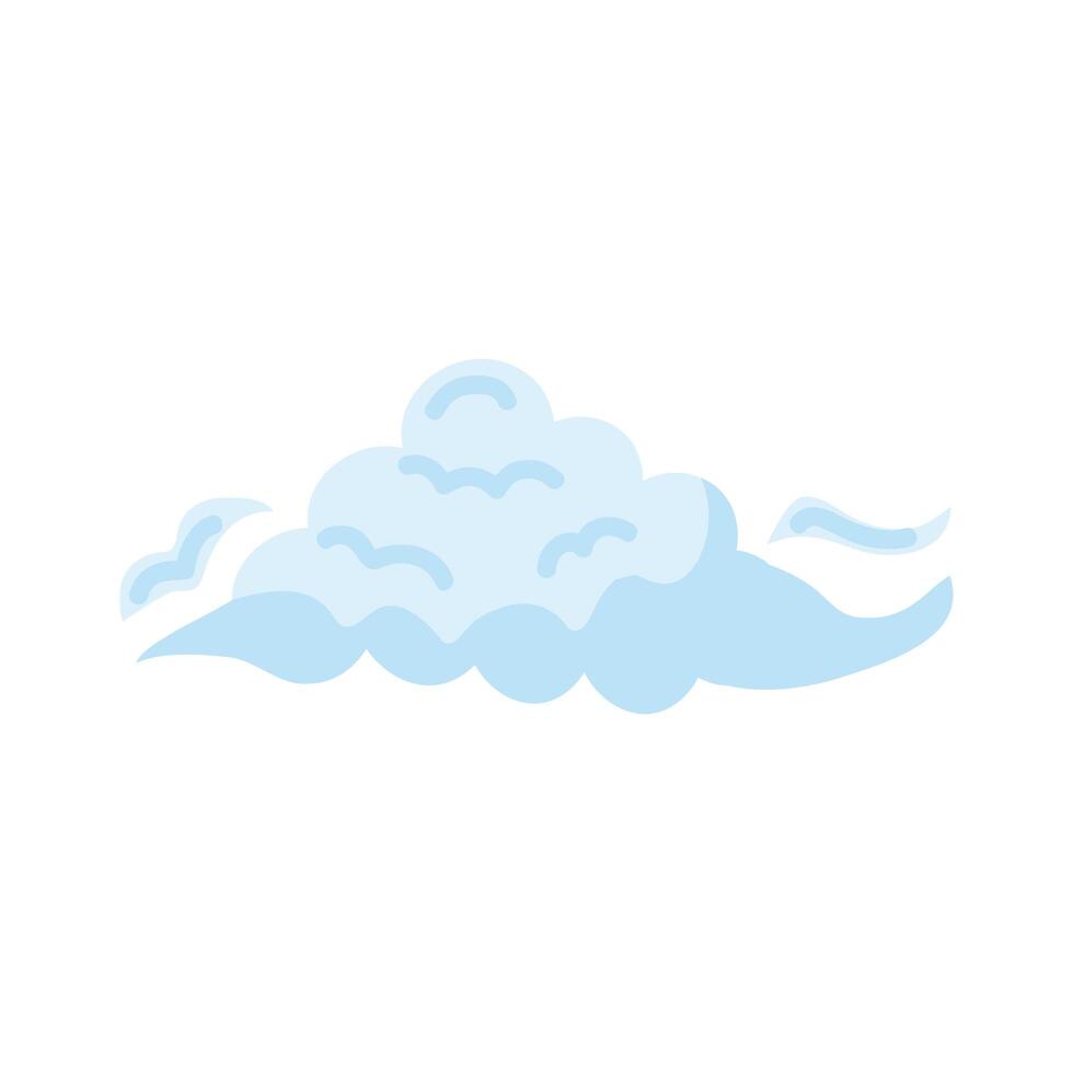 nube cielo figura vector