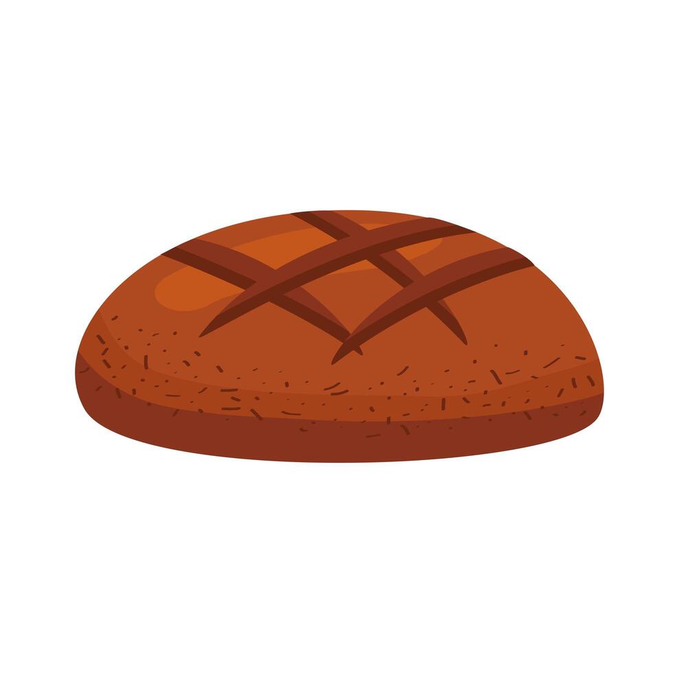 sweet bread product vector
