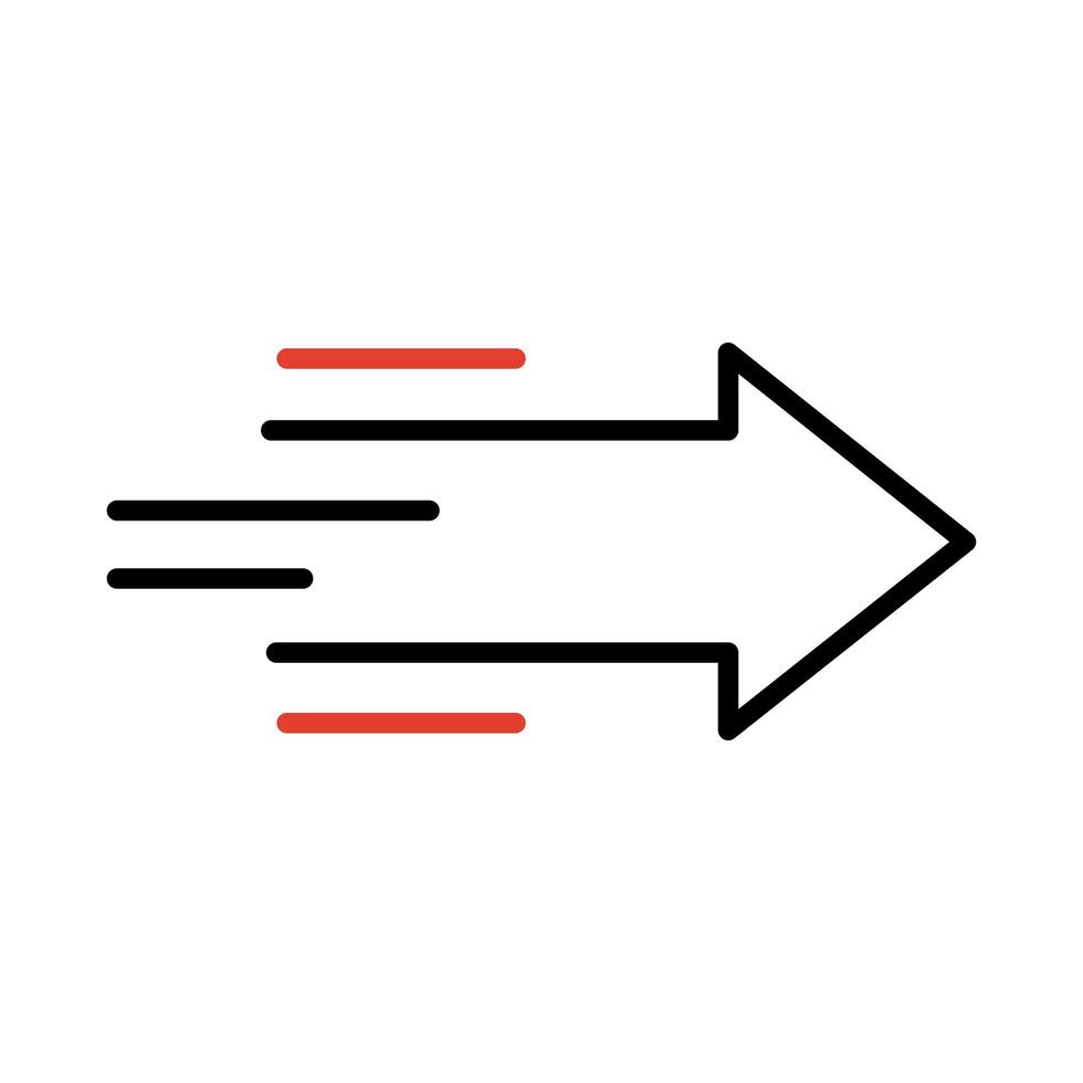 speed arrow signal vector