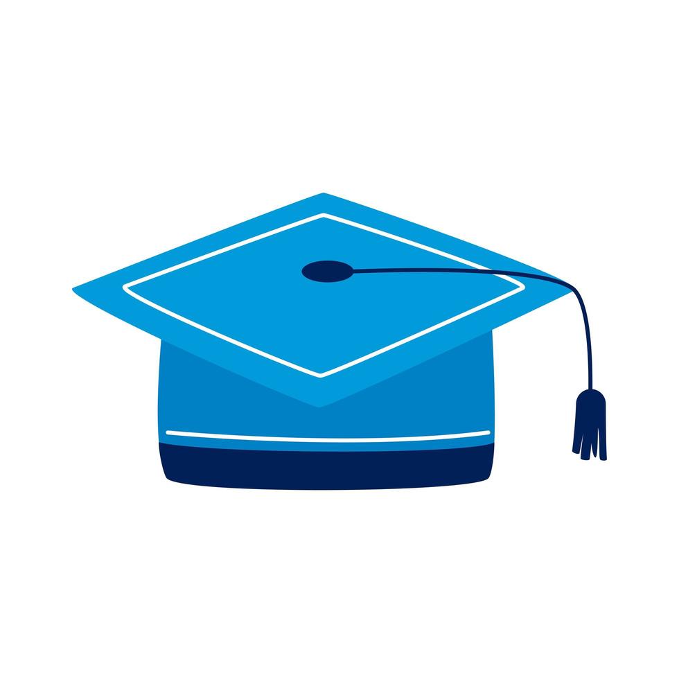 Graduation cap icon vector