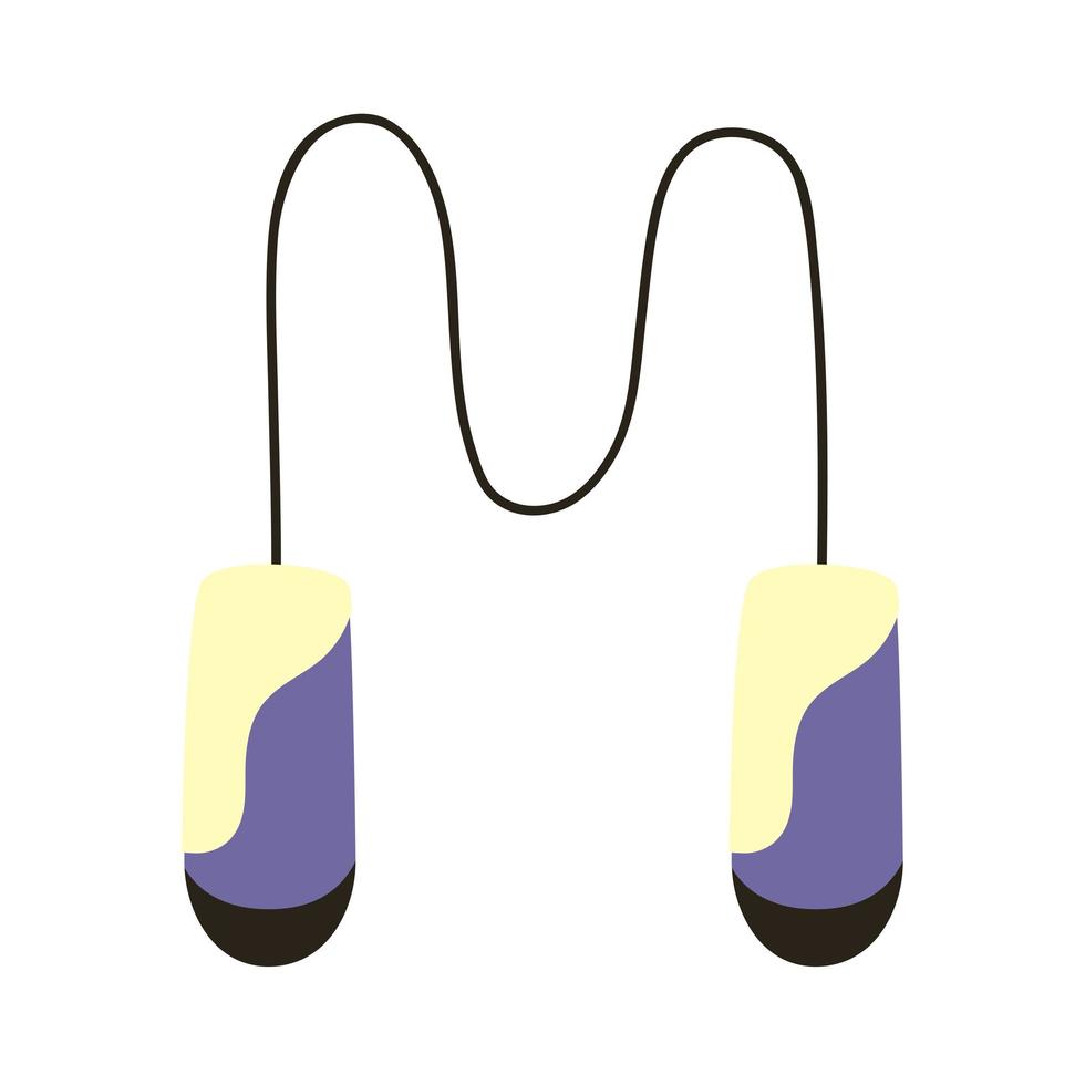 rope jump accessory vector