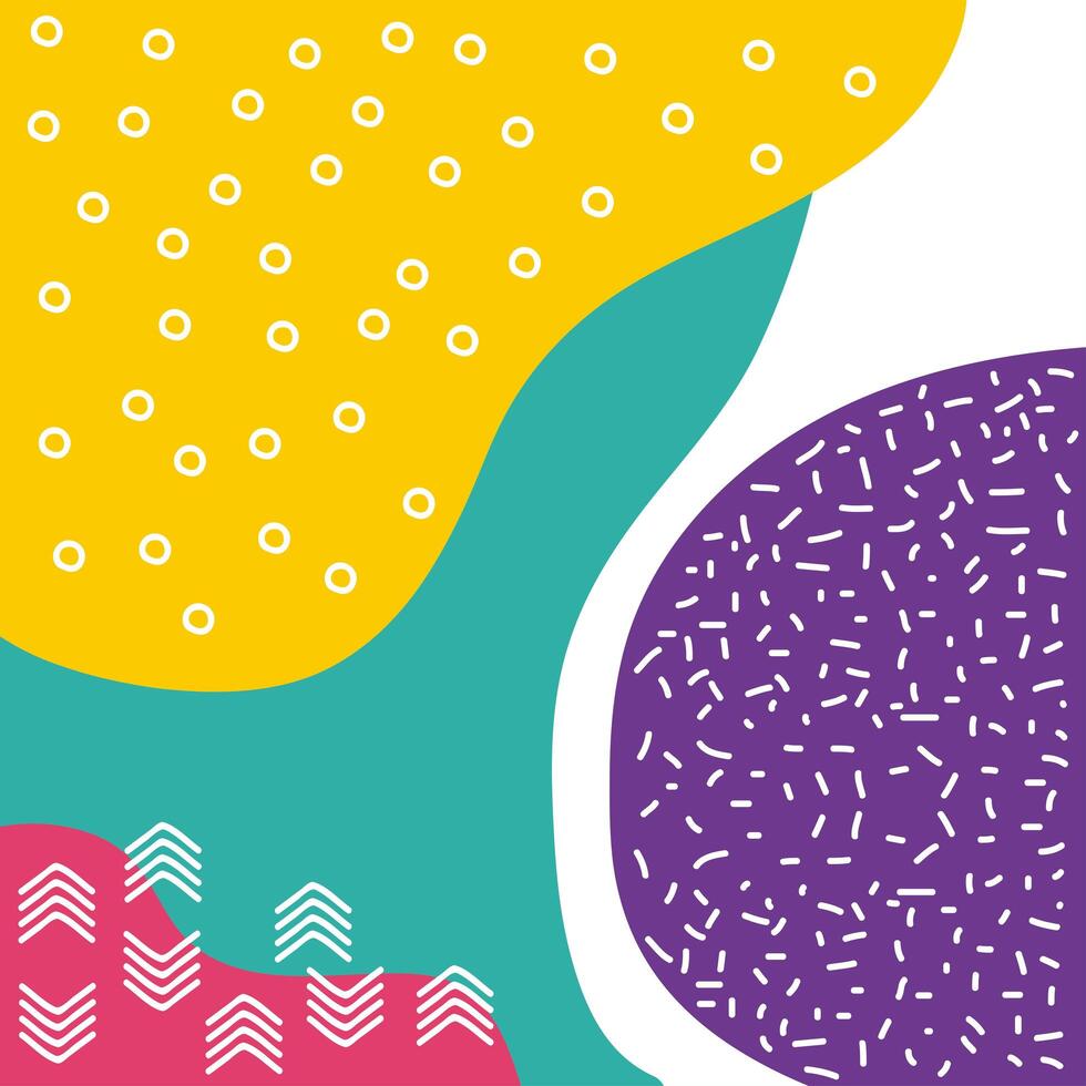 texture memphis colorful vector
