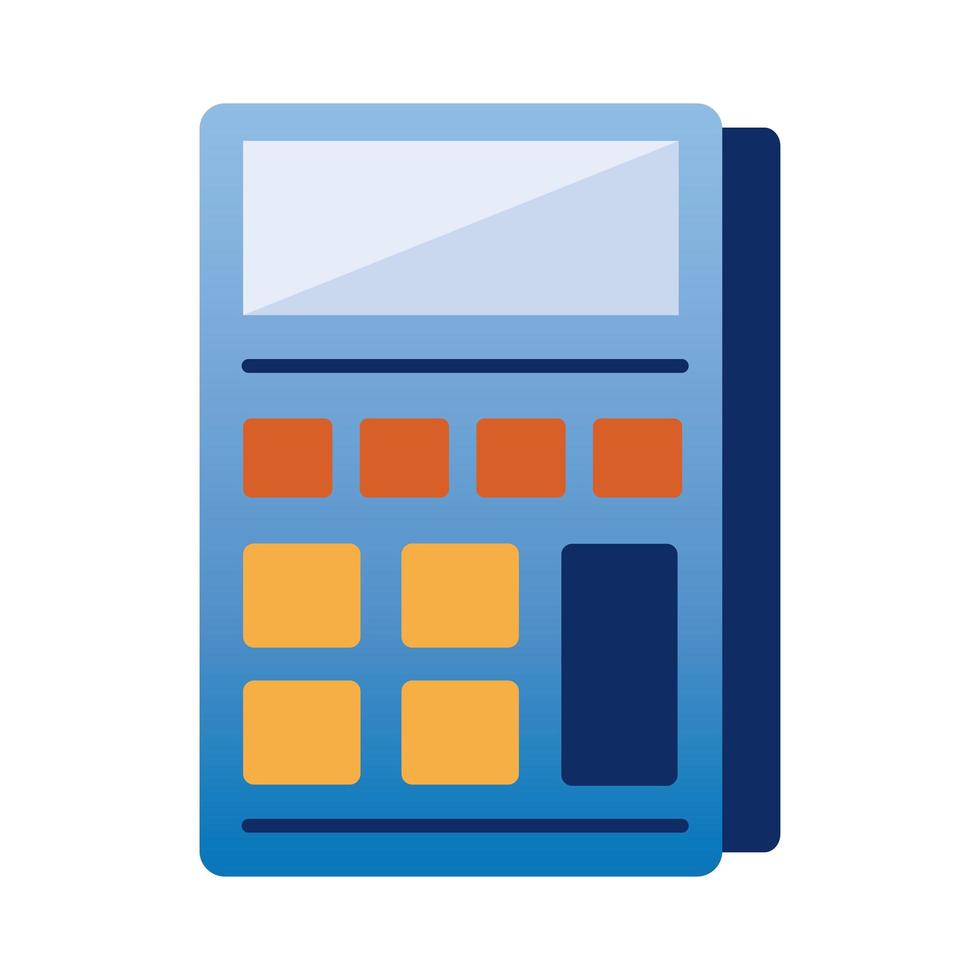 Calculator tool icon vector