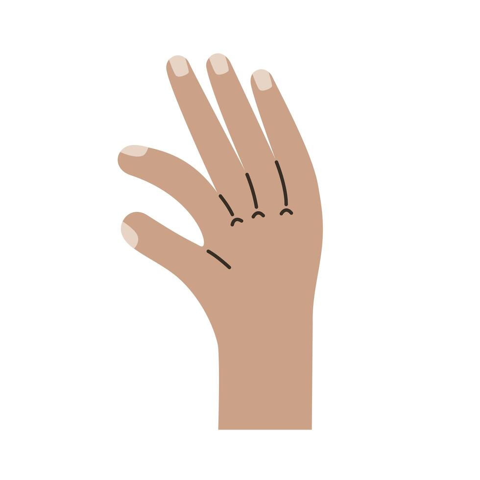 hand human taking vector
