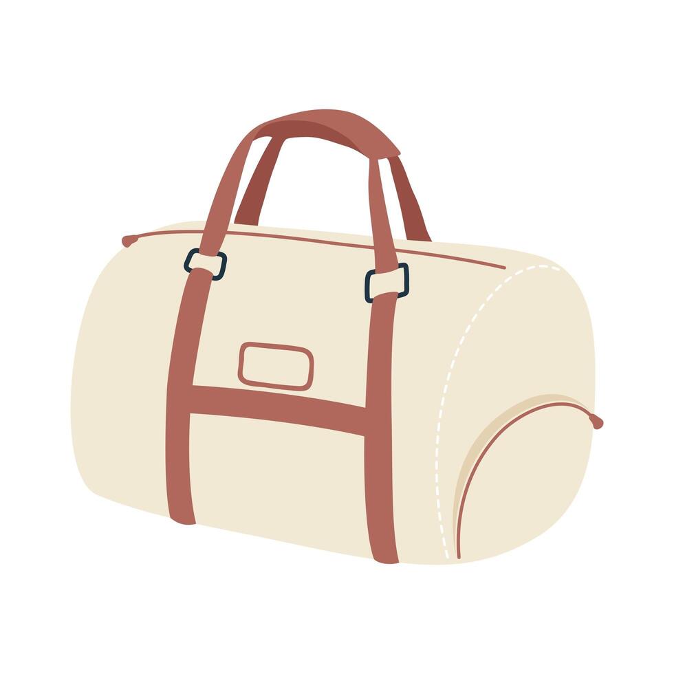 white bag isolated vector design