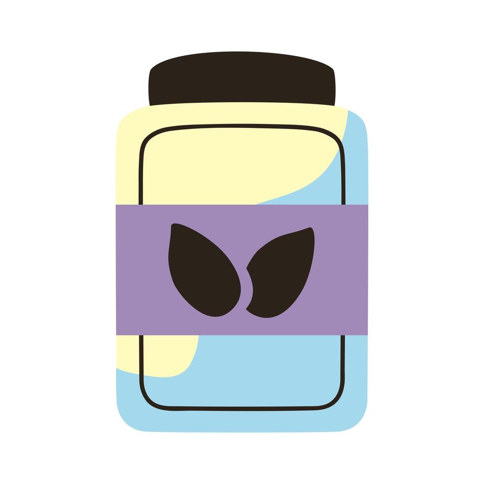 naturopathic medicine pot vector