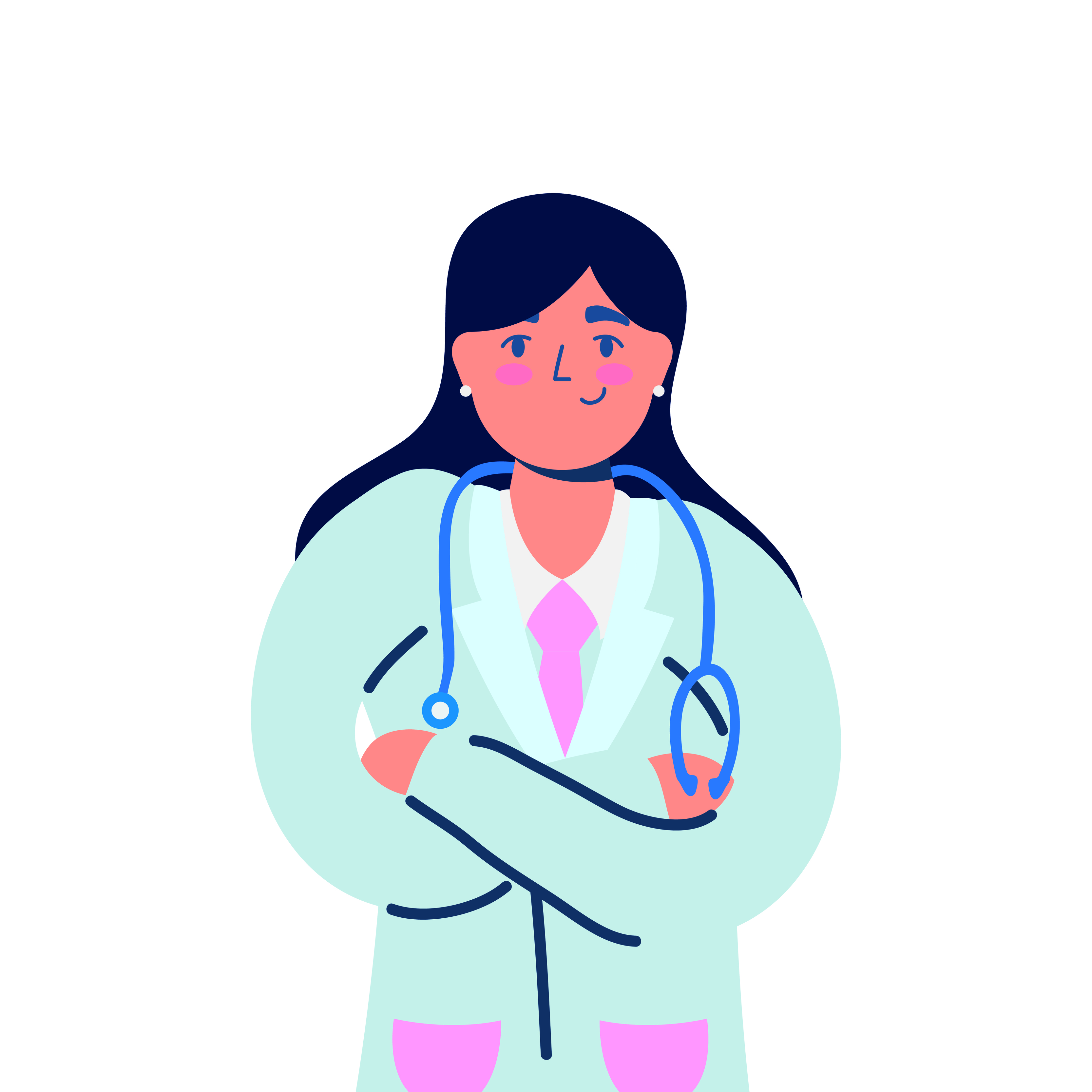 female medical doctor clipart