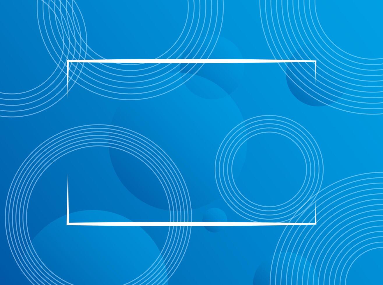 blue vibrant colors background square frame vector