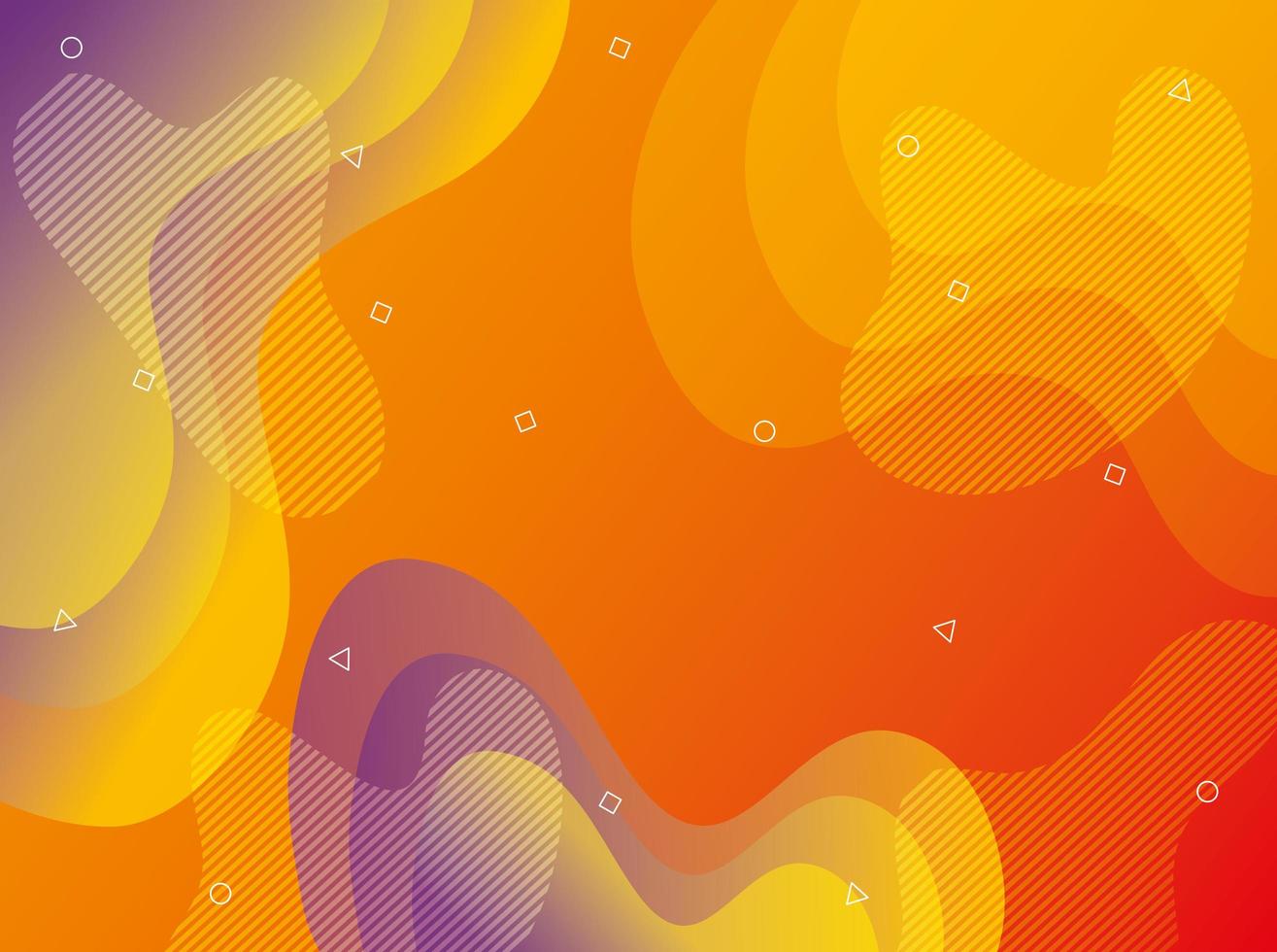 orange and purple vibrant colors background vector