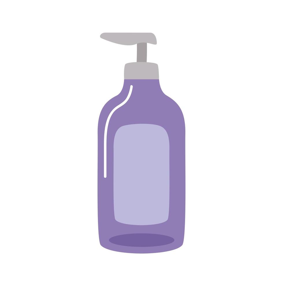 liquid soap bottle vector