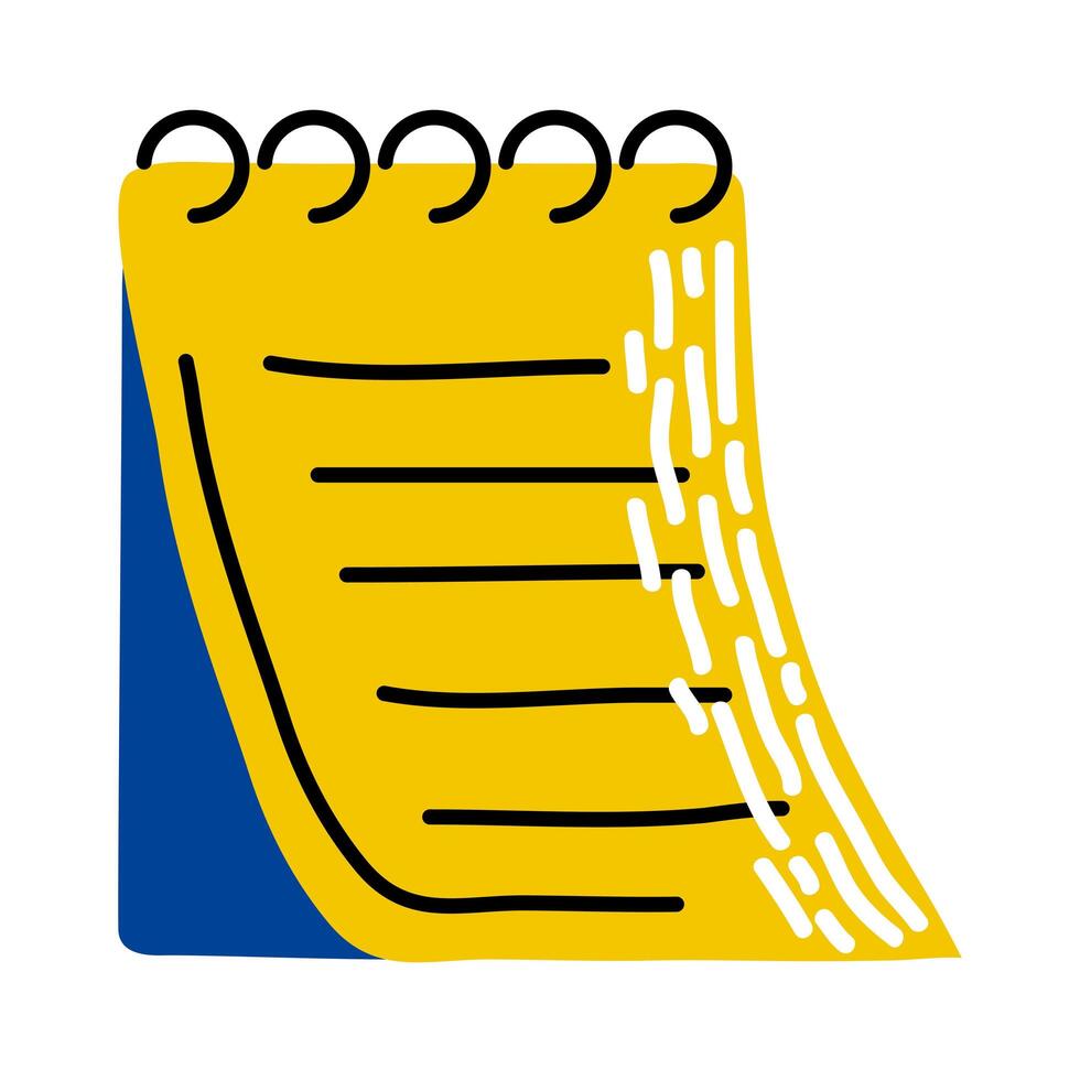 Note paper icon vector