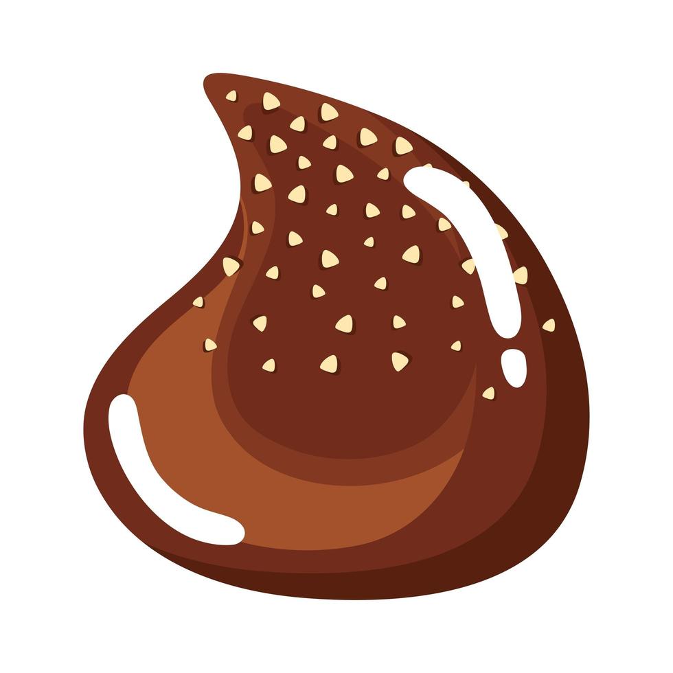 chocolate dulce vector