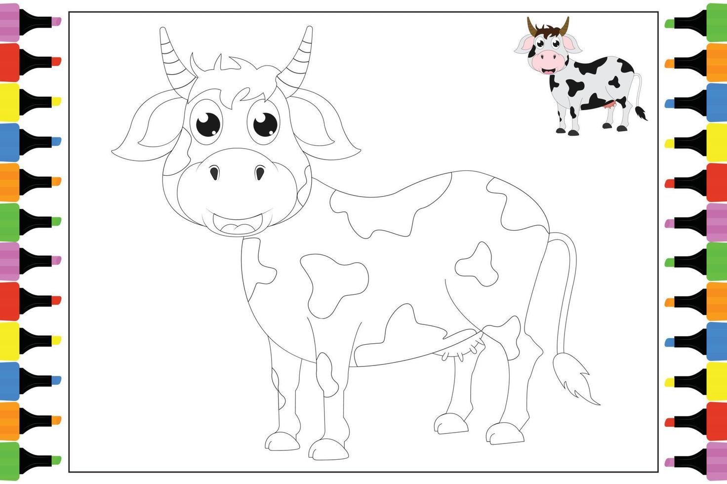 coloring pages for kids vector