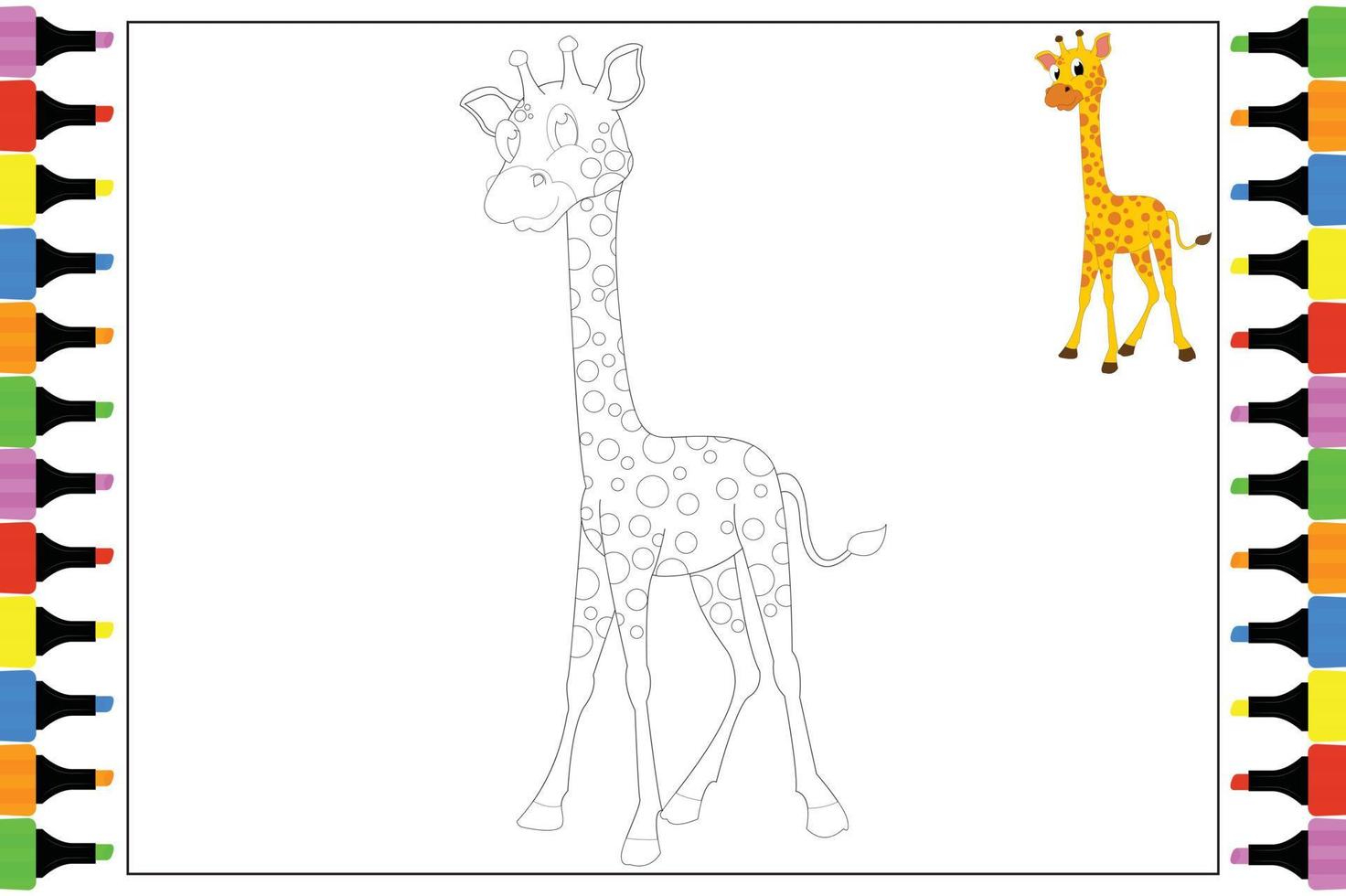 coloring pages for kids vector