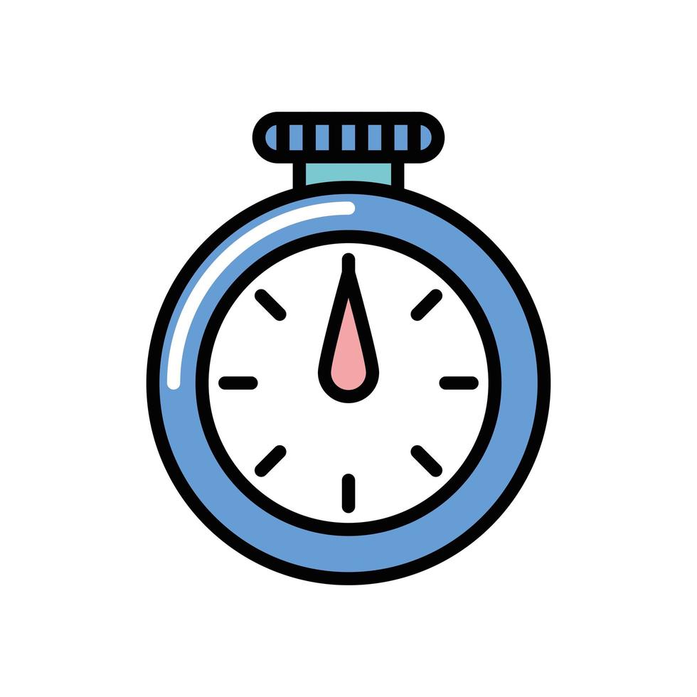 timer chronometer device isolated icon vector