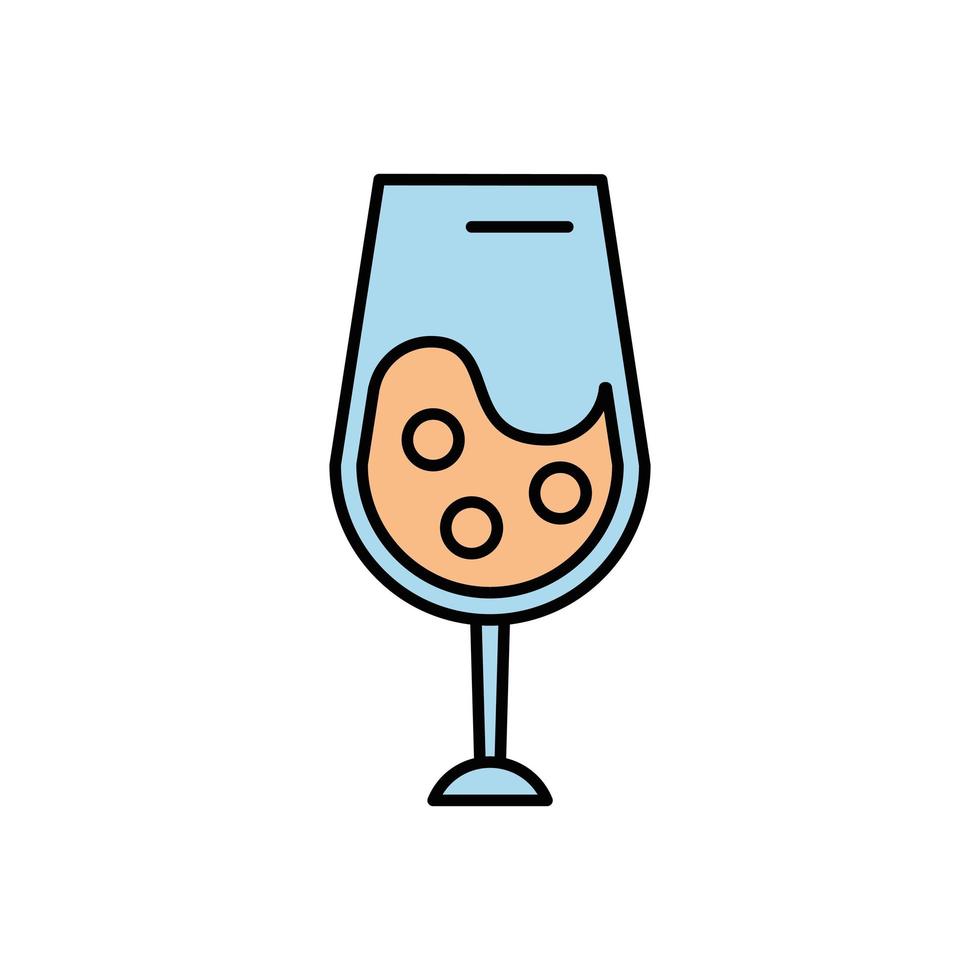 wine cup drink isolated icon vector