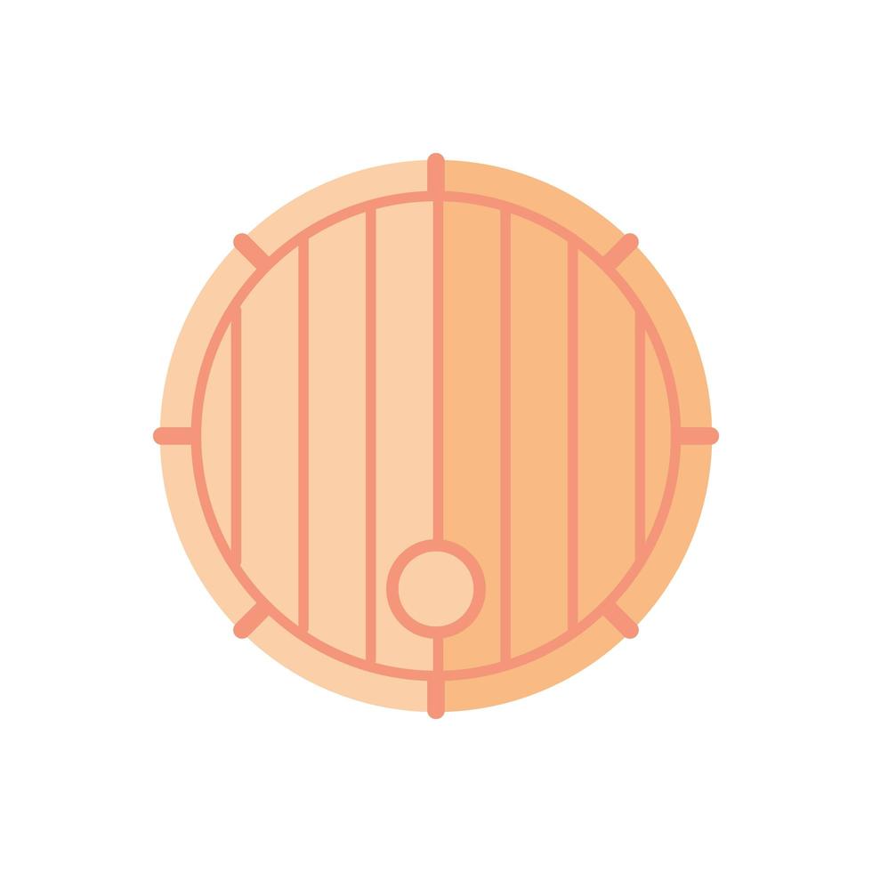 wine barrel drink isolated icon vector