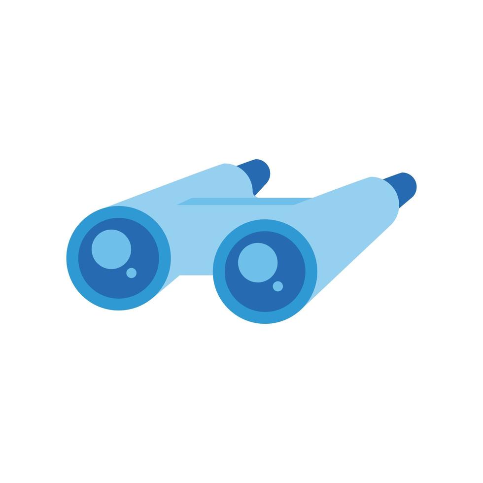 binoculars accessory isometric style icon vector