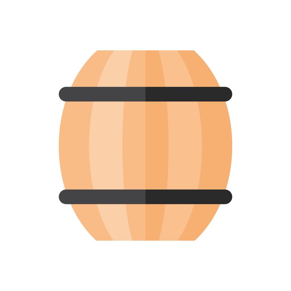 wine barrel drink isolated icon vector