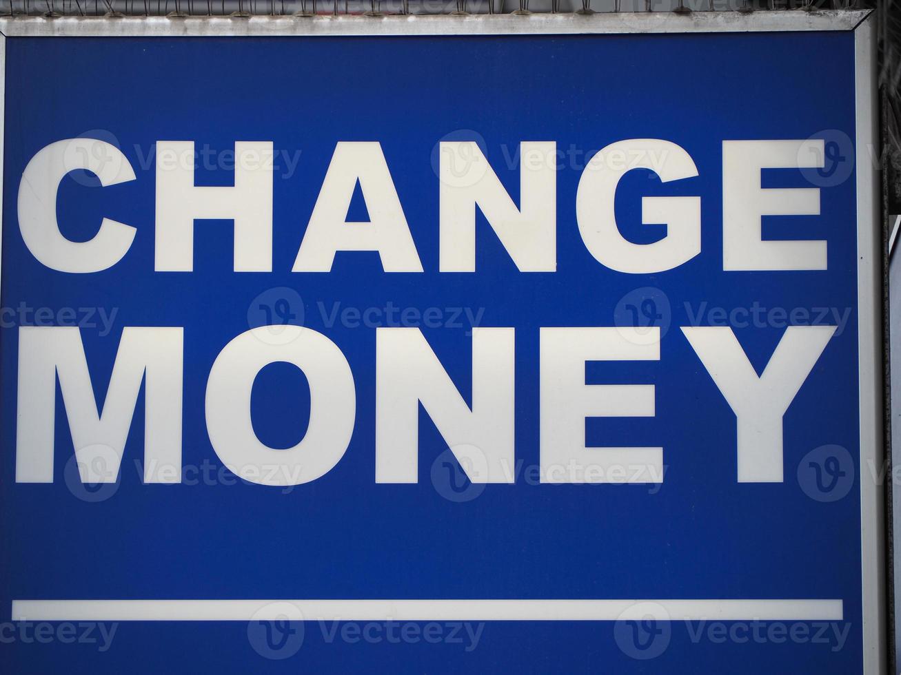 change money sign photo