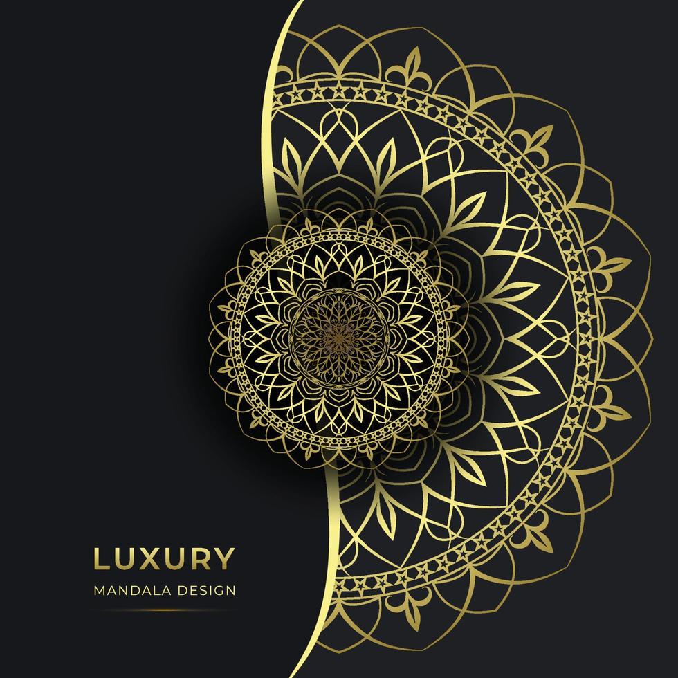 Decorative Luxury Ornamental Mandala Background Design vector