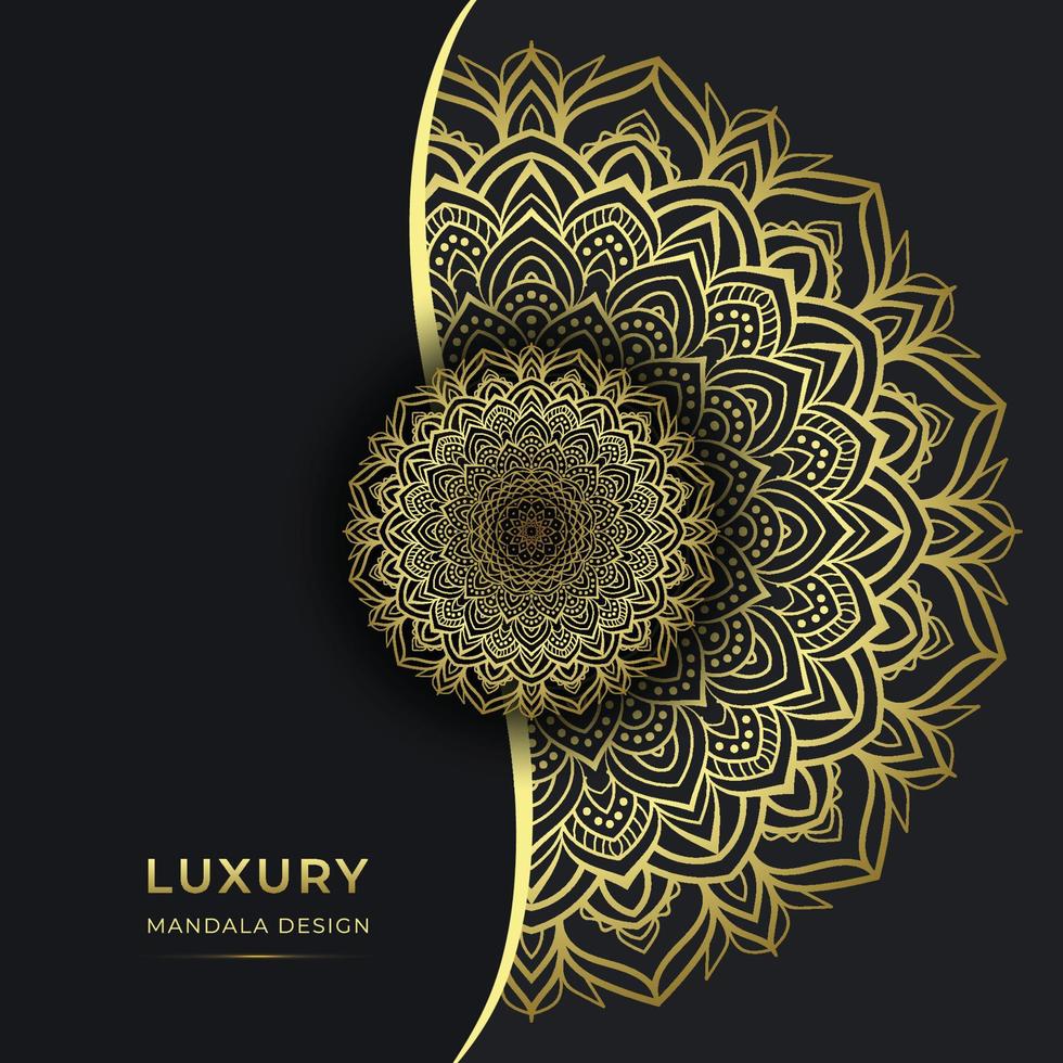 diseño de fondo de mandala ornamental de lujo decorativo vector