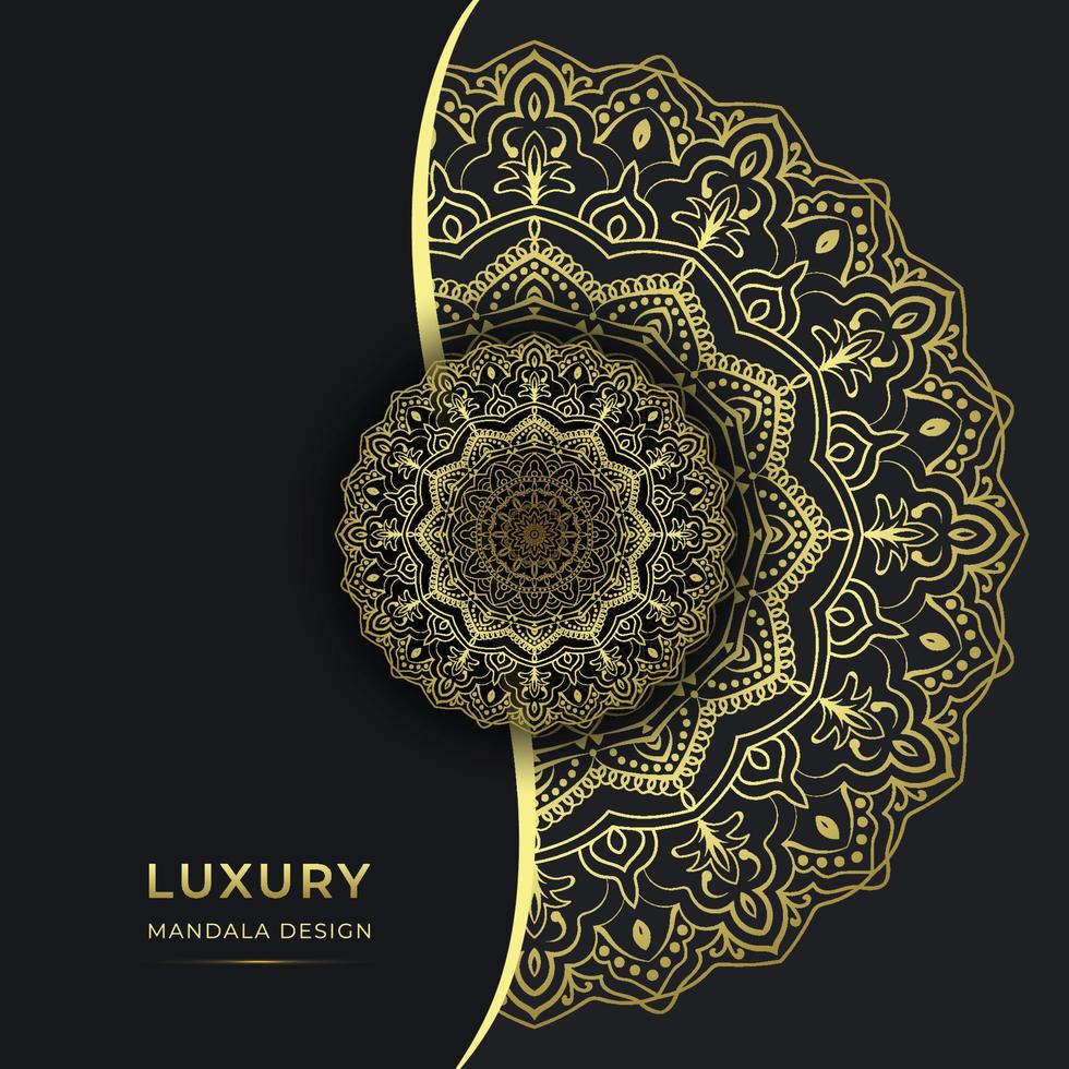 Decorative Luxury Ornamental Mandala Background Design vector