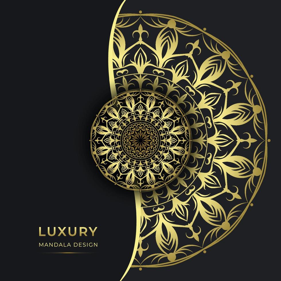 diseño de fondo de mandala ornamental de lujo decorativo vector