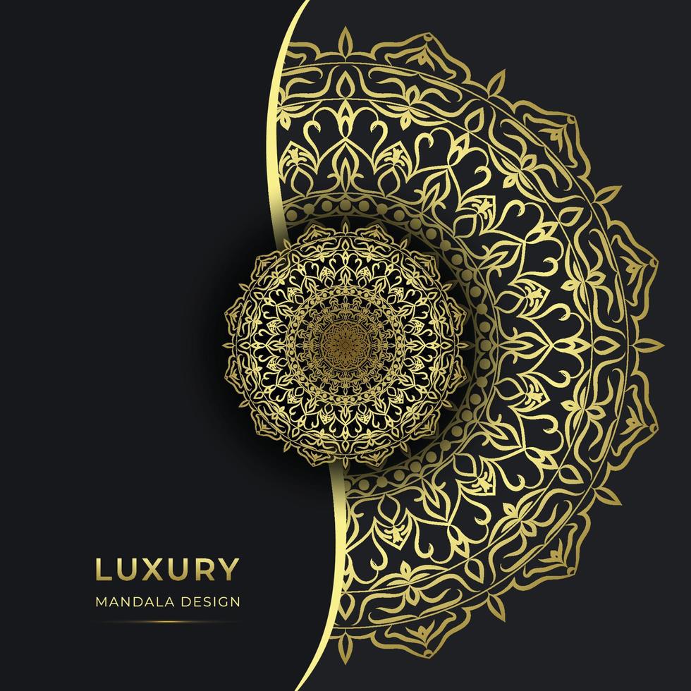 Decorative Luxury Ornamental Mandala Background Design vector