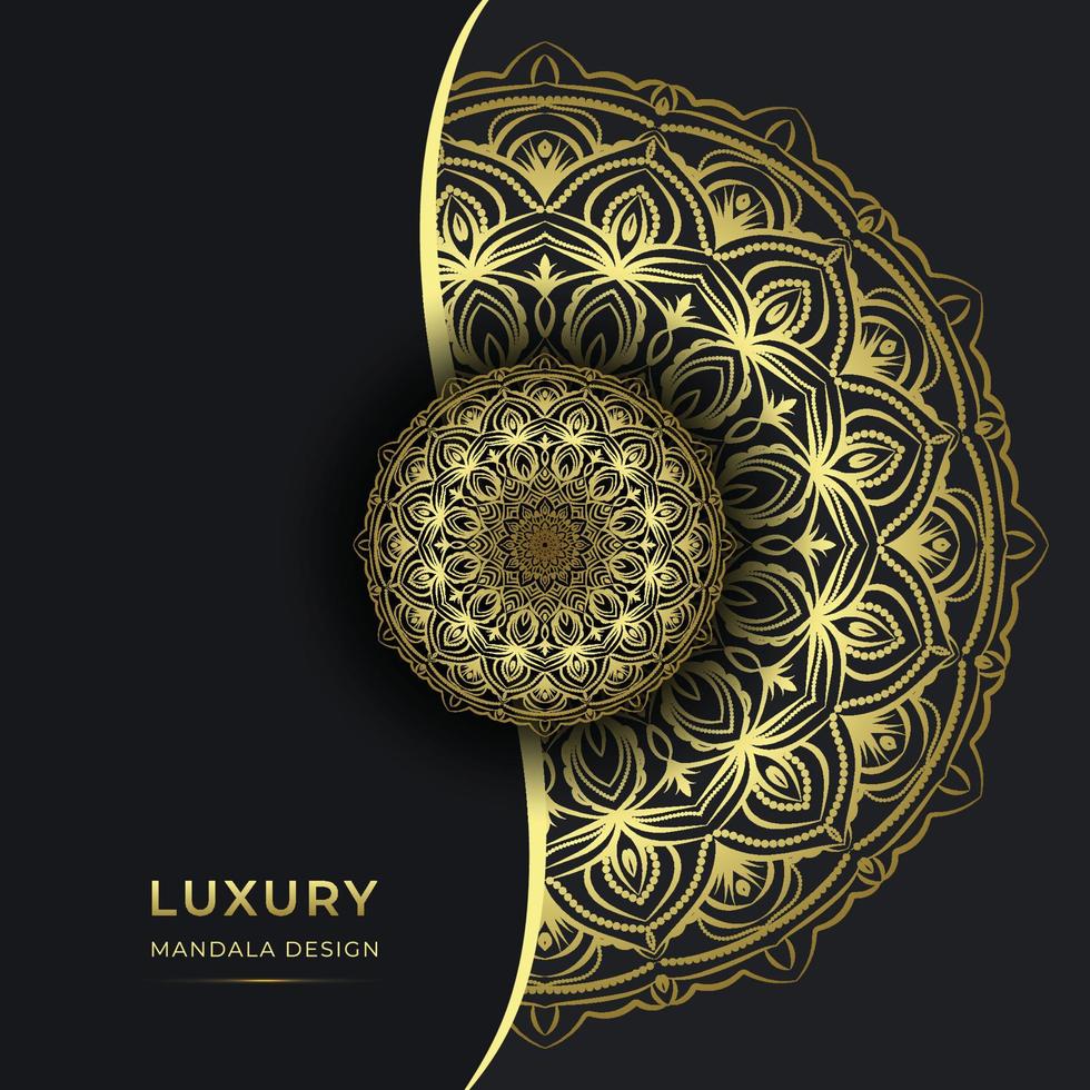 Decorative Luxury Ornamental Mandala Background Design vector