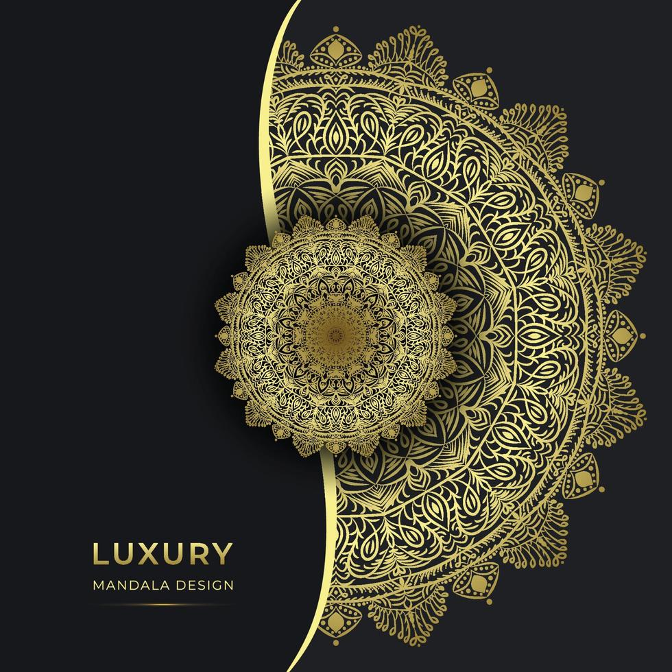 diseño de fondo de mandala ornamental de lujo decorativo vector