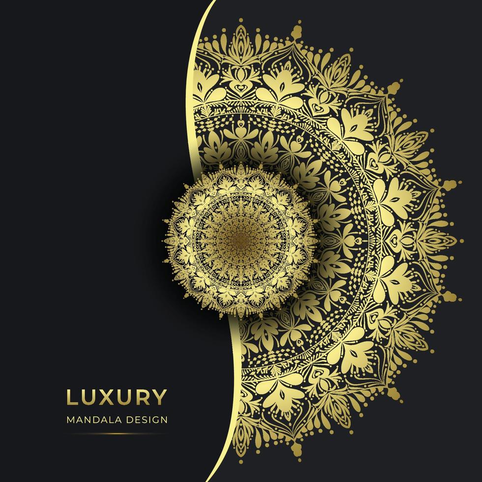 Decorative Luxury Ornamental Mandala Background Design vector