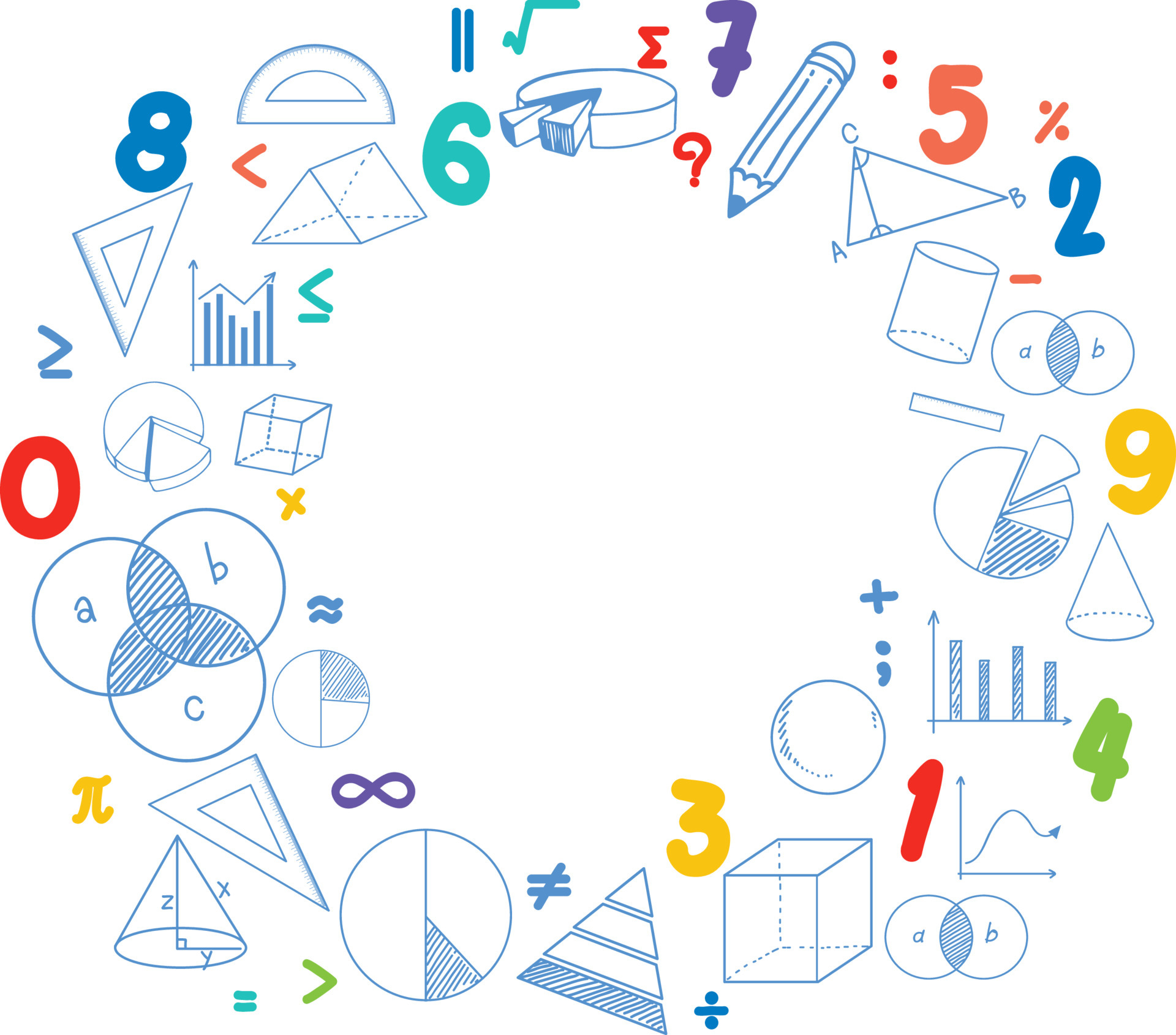 Blank math template with math tools and elements 3916647 Vector Art at Blank math template with math tools and elements 3916647 Vector Art at