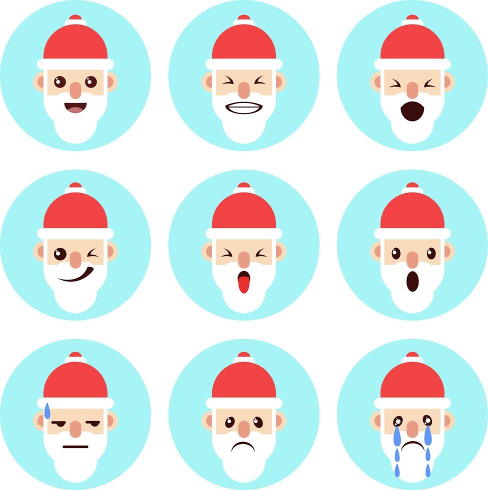 Santa Claus Icon in any expression vector