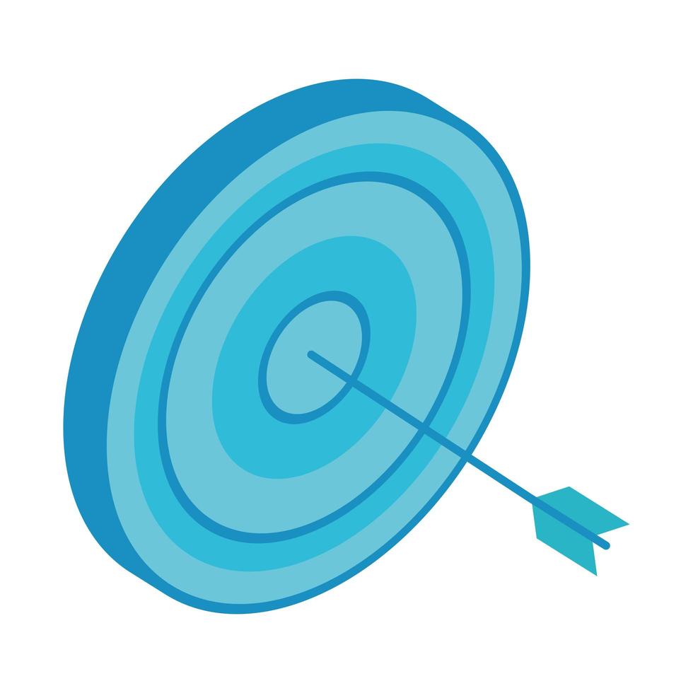 isometric success target vector