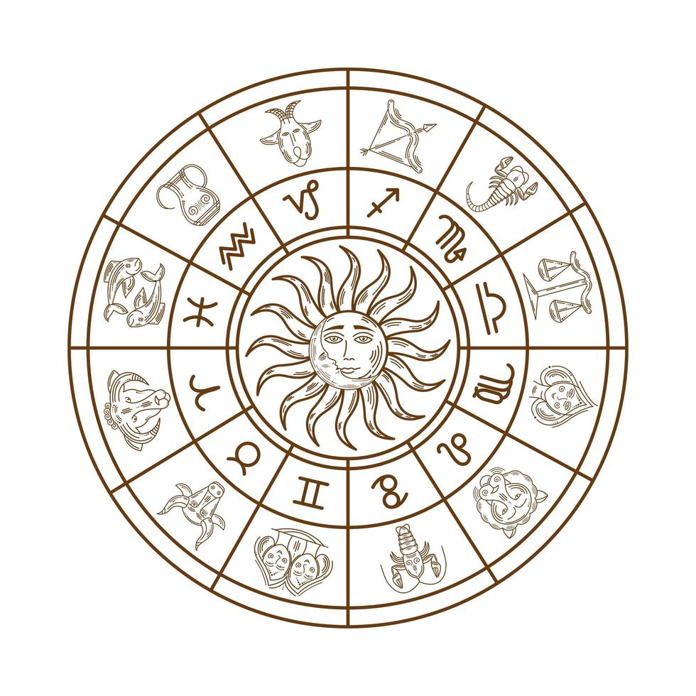 astrology zodiac symbol vector