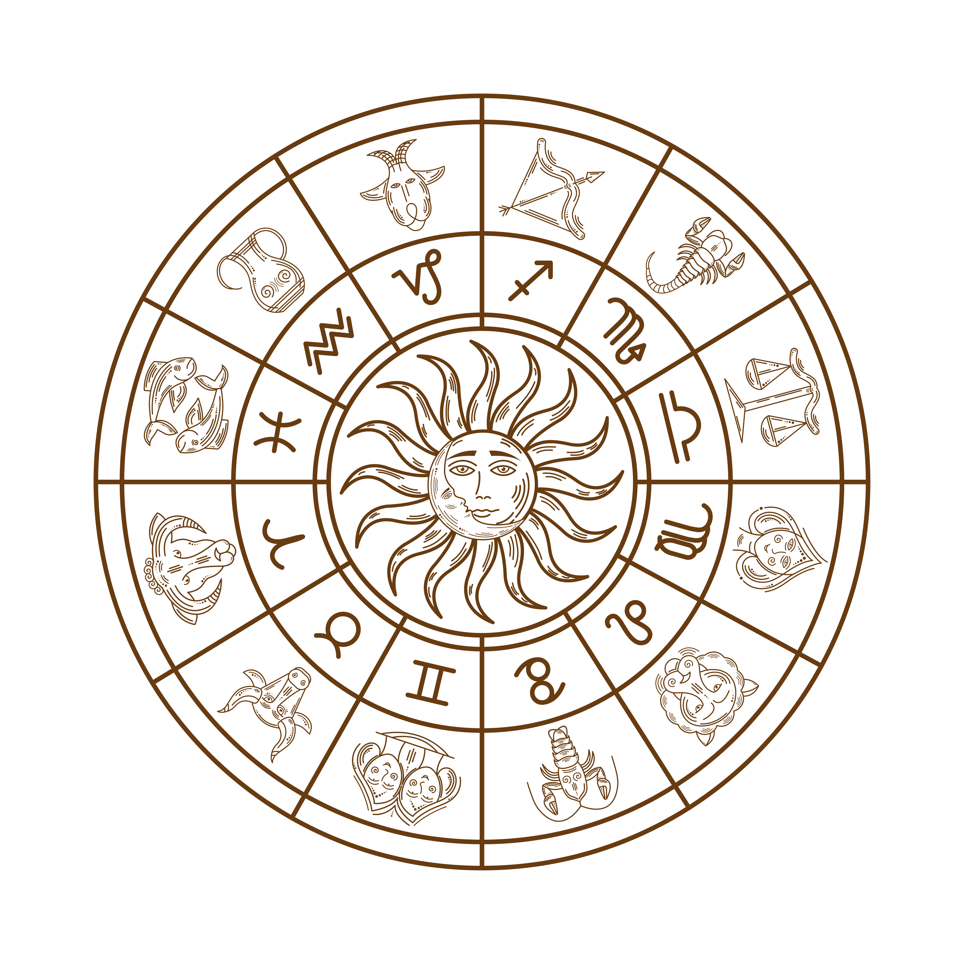 Astrology Vector Art, Icons, and Graphics for Free Download