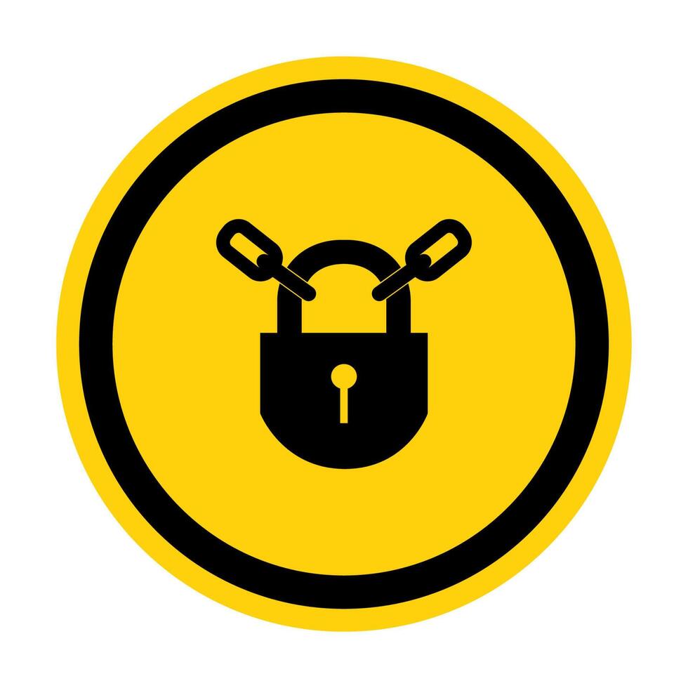 PPE Icon.Keep Locked Symbol Sign Isolate On White Background,Vector Illustration EPS.10 vector