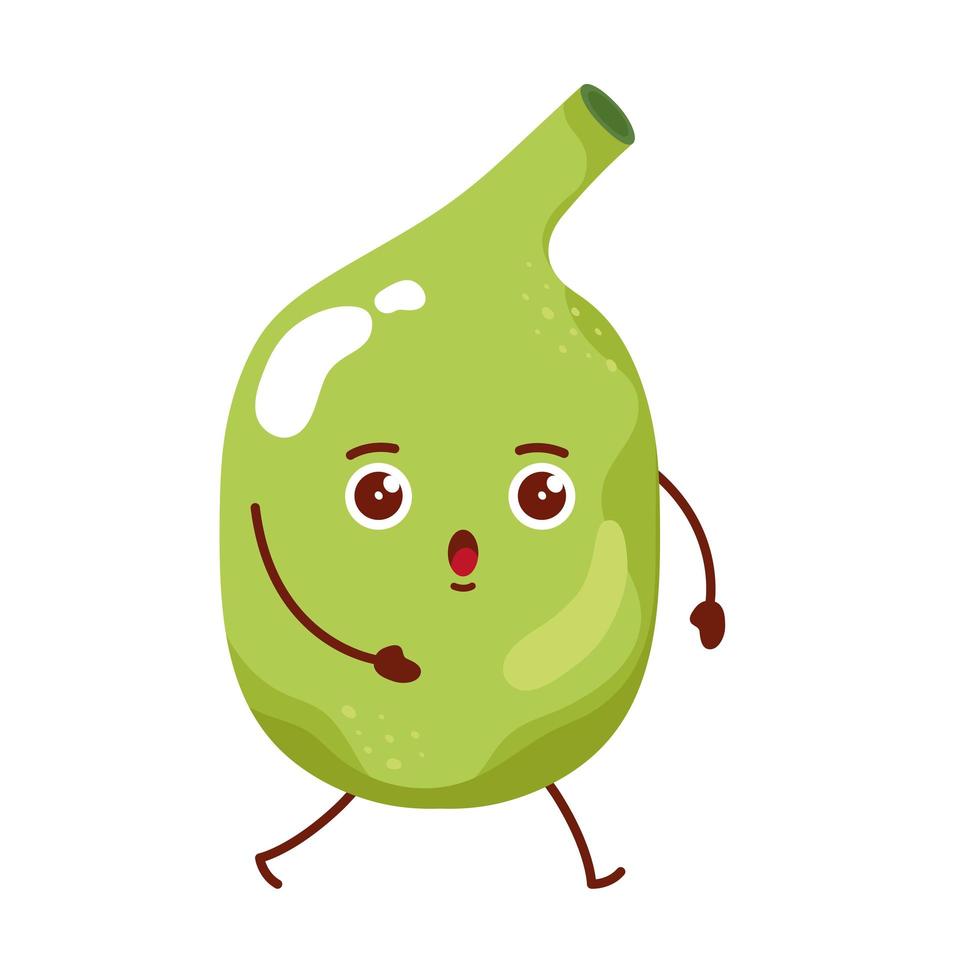 cute gall bladder vector