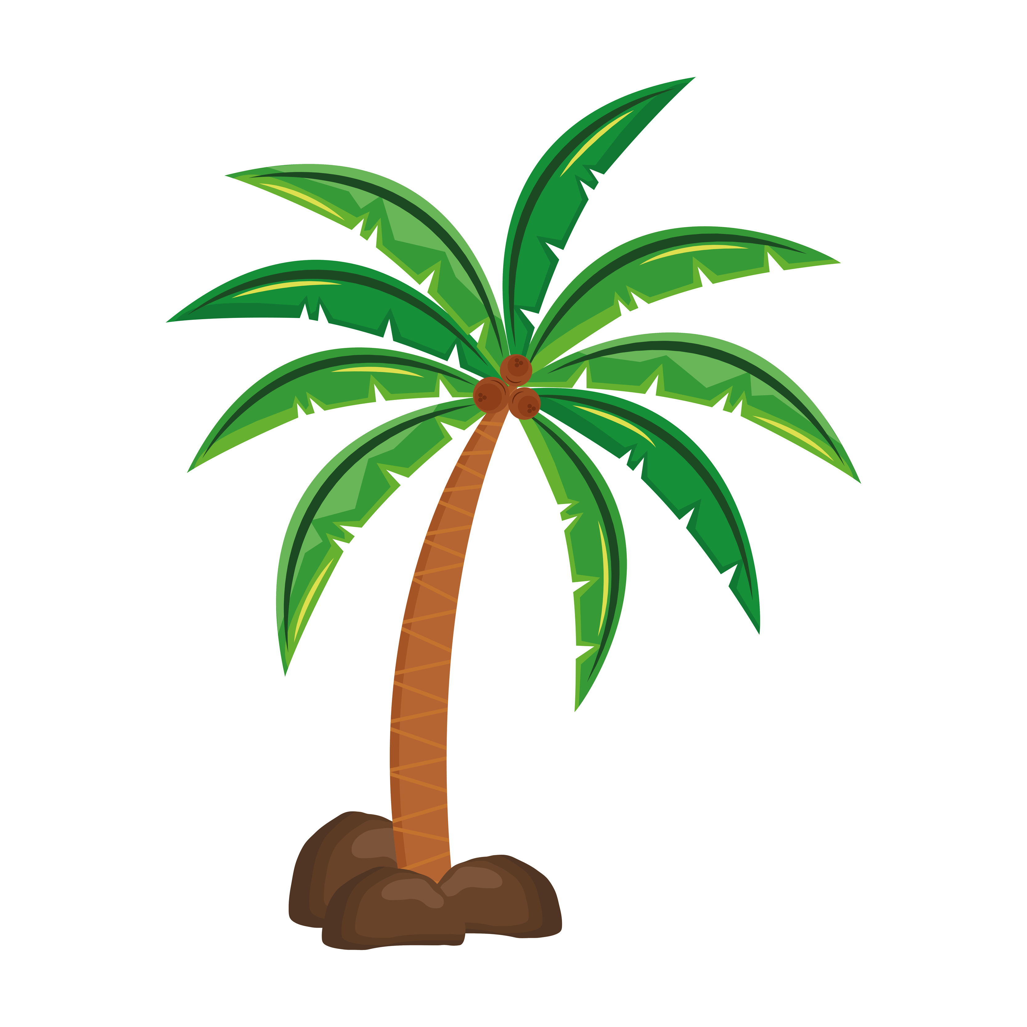 tropical tree palm 3947114 Vector Art at Vecteezy