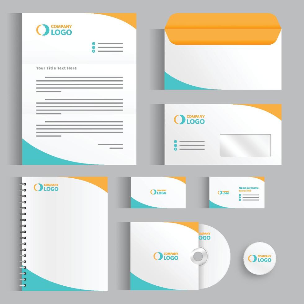 Stationary Template Set vector