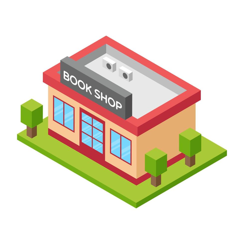 Book Shop Concepts vector