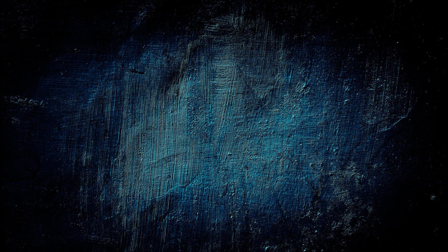 dark blue grunge background of old wall photo