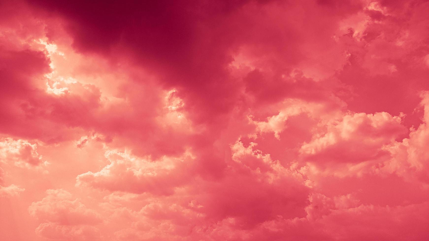 abstract cloudy red color background photo