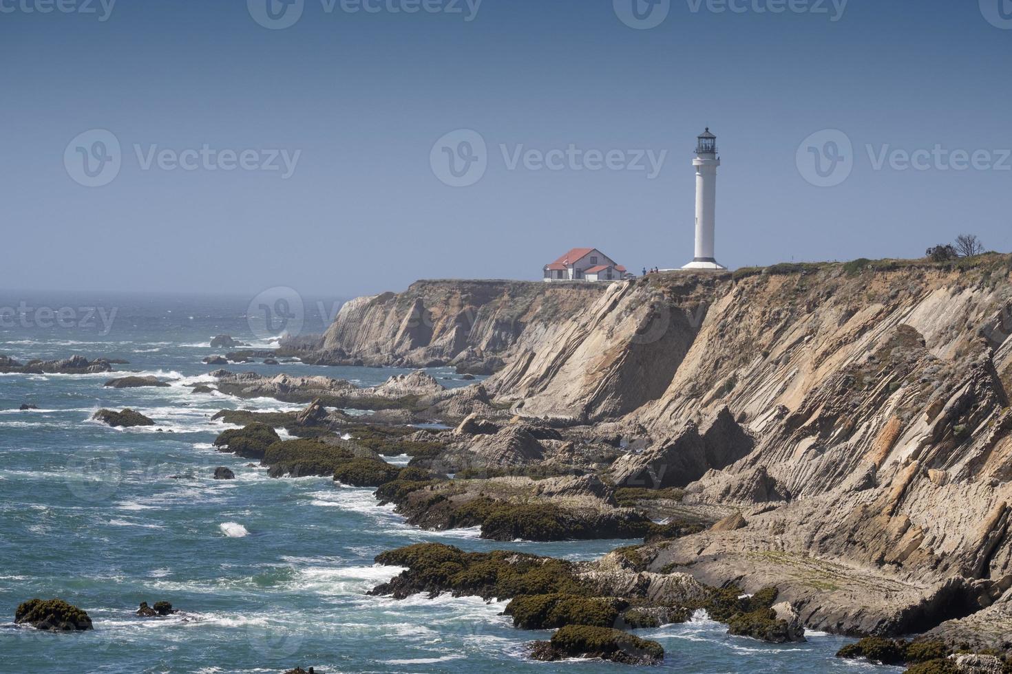 faro de la arena del punto foto